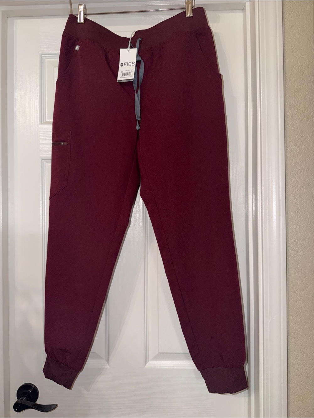 Figs NWT  burgundy Jogger Pants